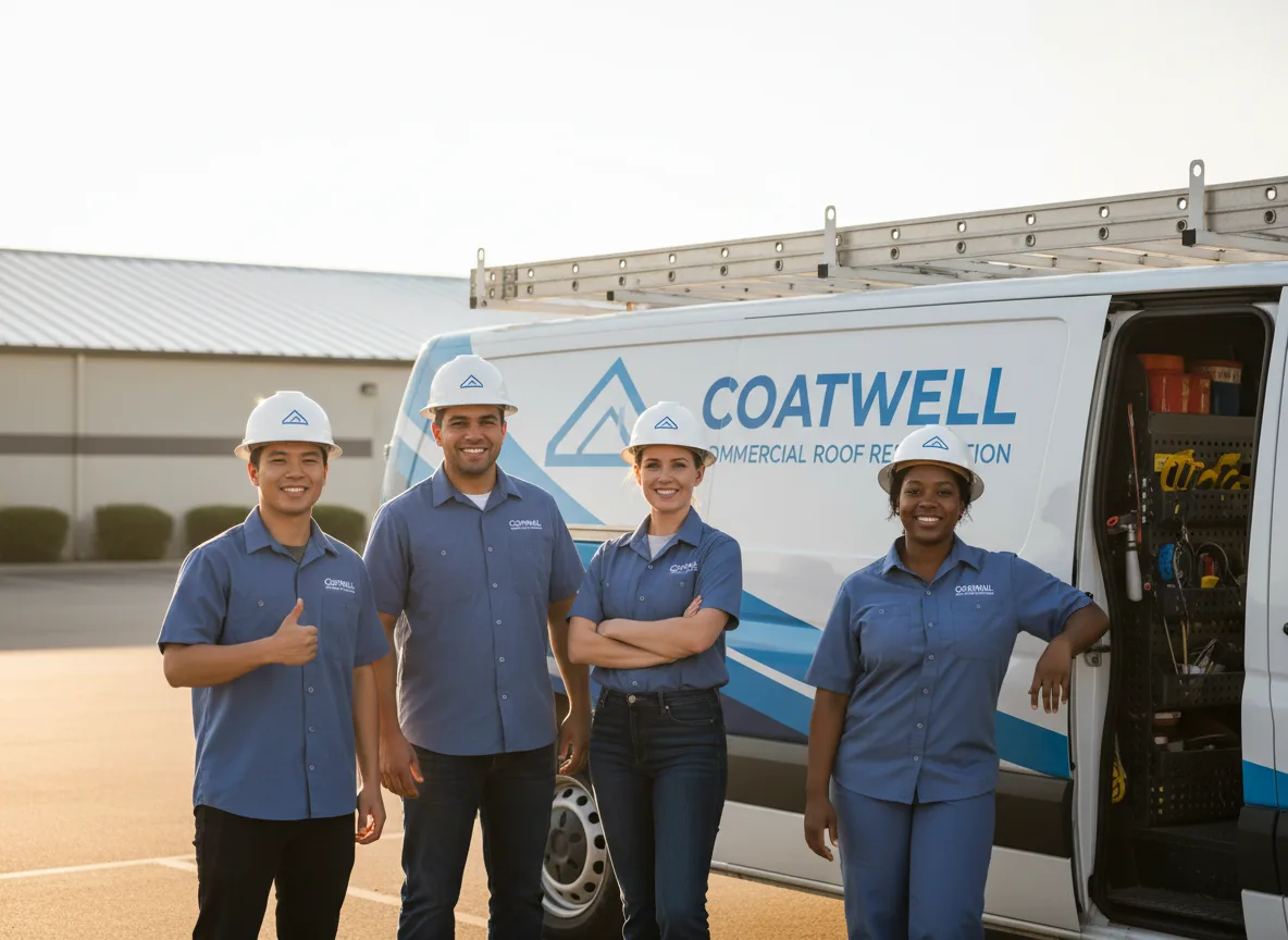 Commercial roof coating company in Mildred, PA